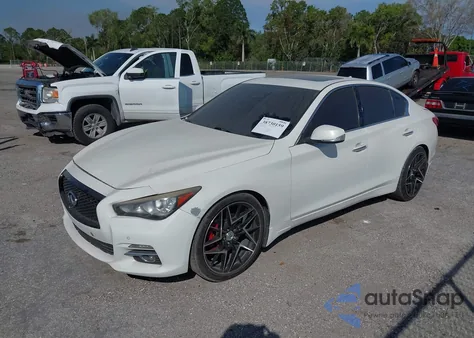 2015 Infiniti Q50 Premium из США, поврежденный, VIN JN1BV7AP8FM352858